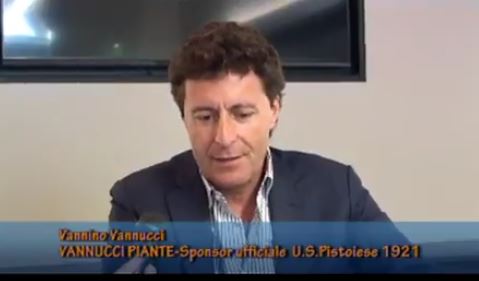 Vannino Vannucci valuta la stagione calcistica della Pistoiese. L'anno prossimo scade il contratto di sponsorizzazione